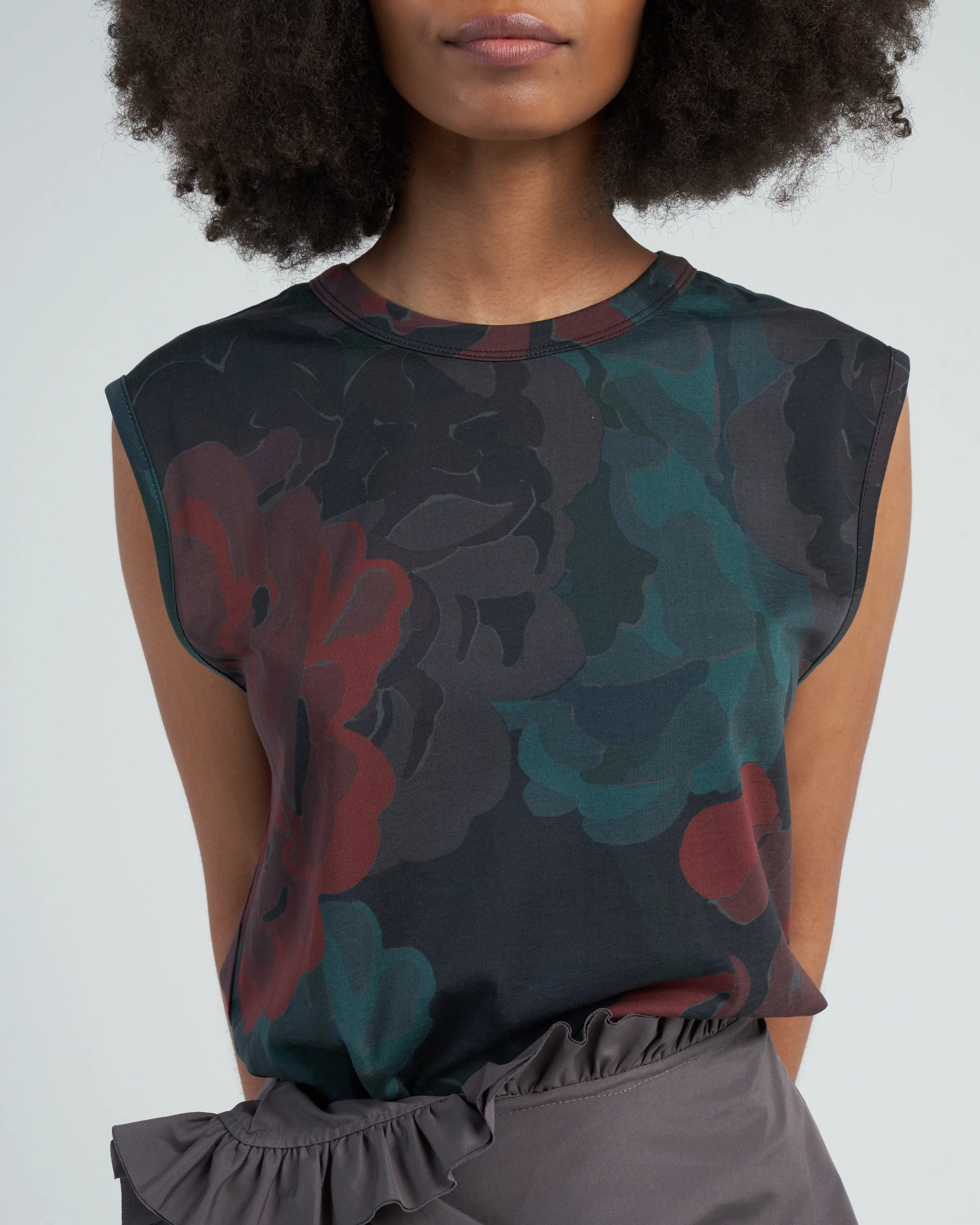 hendel top - burgundy