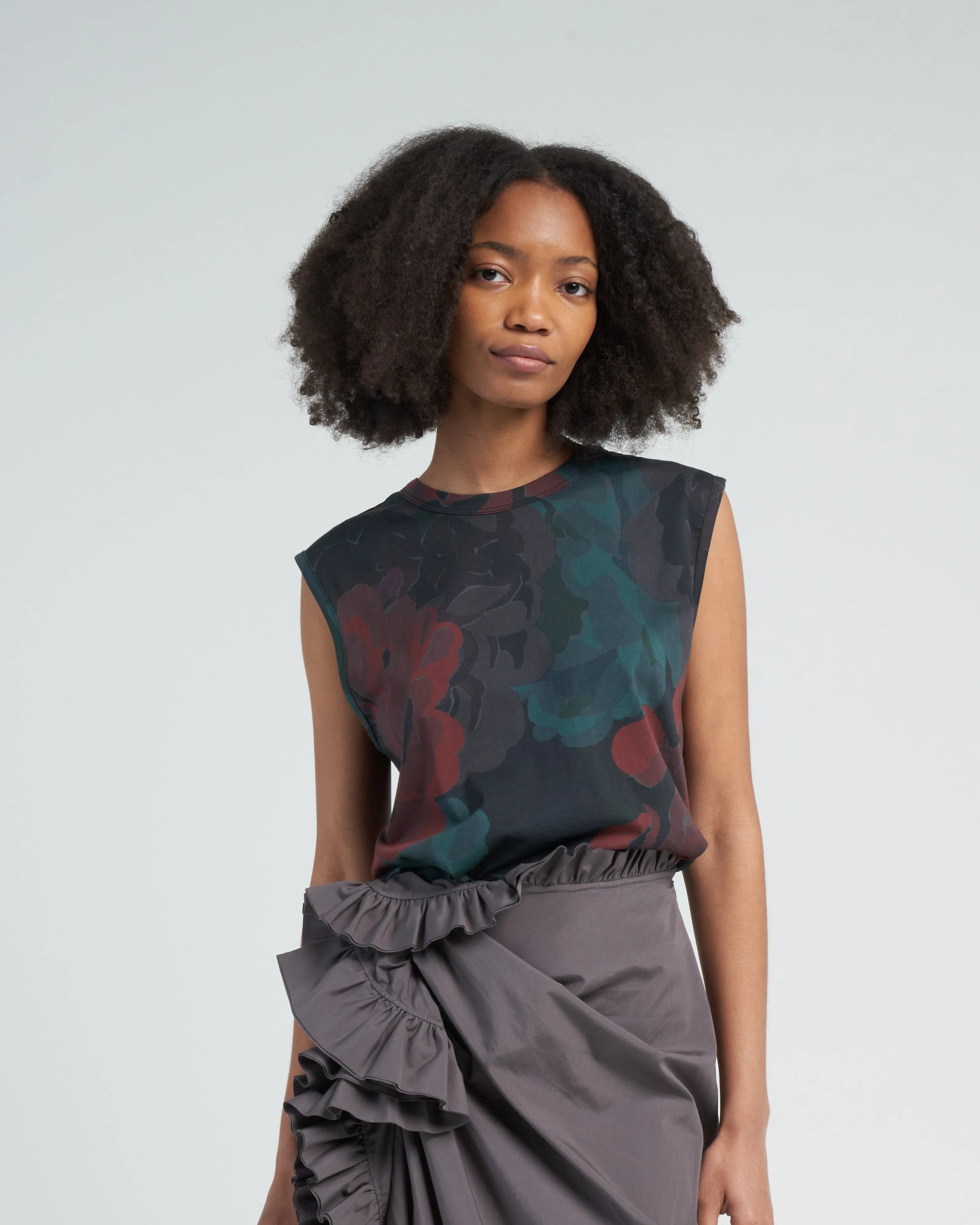 hendel top - burgundy