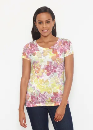 Hollyhocks (8070) ~ Short Sleeve Scoop Shirt