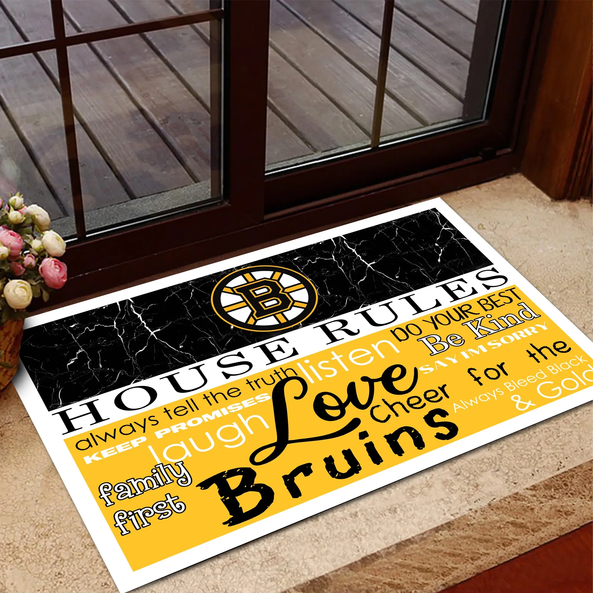 House Rules - Anti Slip Indoor Doormat - BTBR