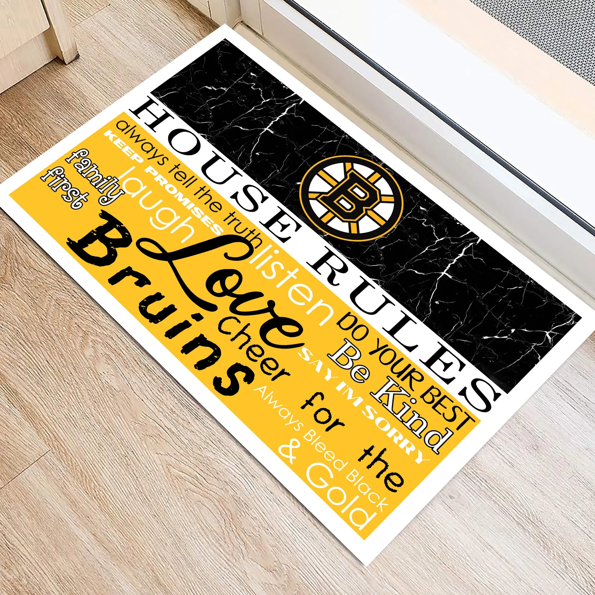 House Rules - Anti Slip Indoor Doormat - BTBR