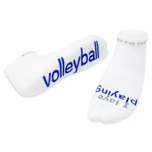 I LOVE PLAYING® - volleyball white low-cut socks