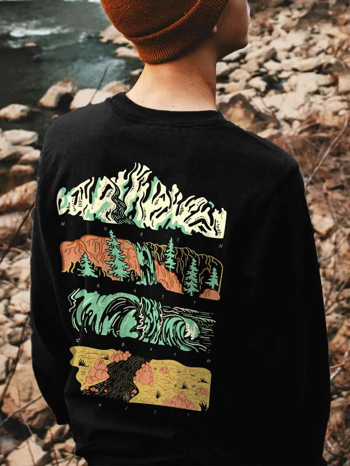 Indian at heart | Back Printed Unisex Sweatshirt