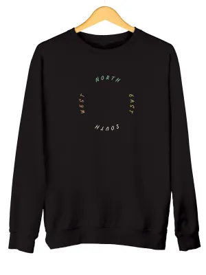 Indian at heart | Back Printed Unisex Sweatshirt
