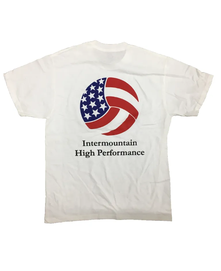 Intermountain Volleyball Association White T-Shirt