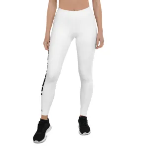 Intermountain Volleyball Mom White Leggings