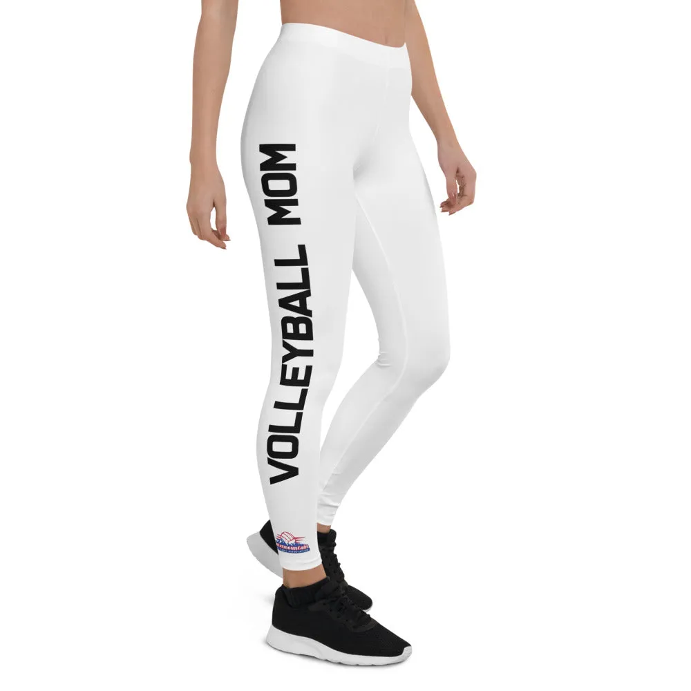 Intermountain Volleyball Mom White Leggings