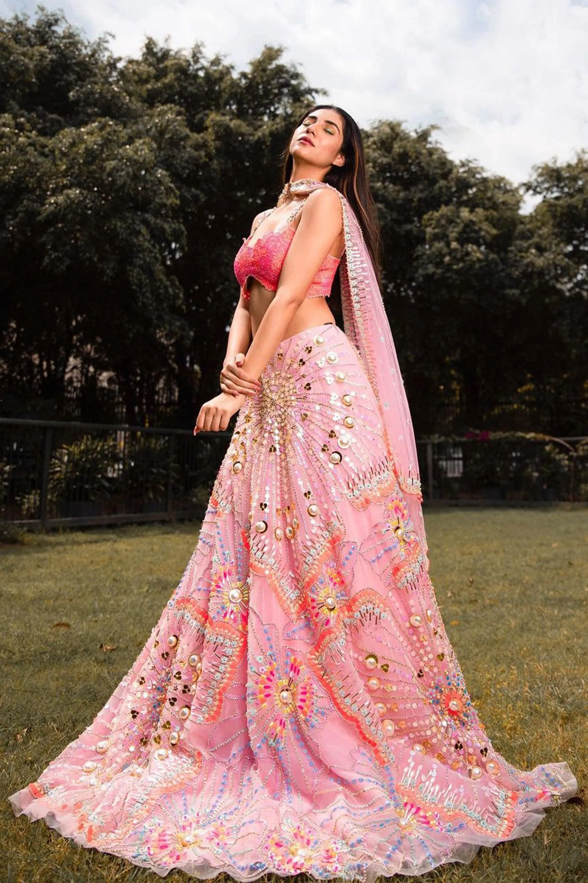 INTO THE LIGHT LEHENGA SET