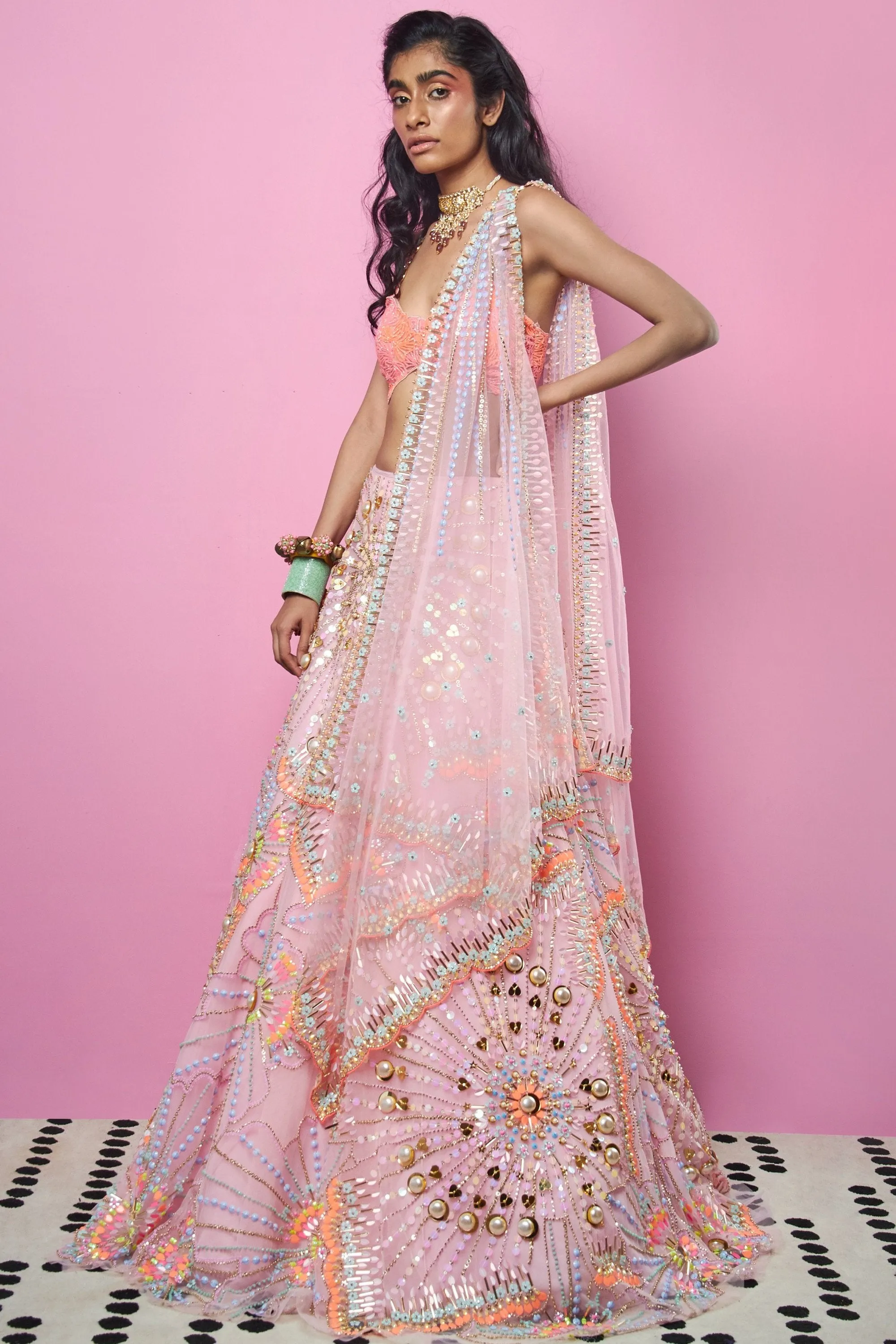 INTO THE LIGHT LEHENGA SET