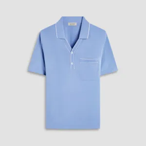 Jersey Knit Short Sleeve Johnny Sweater