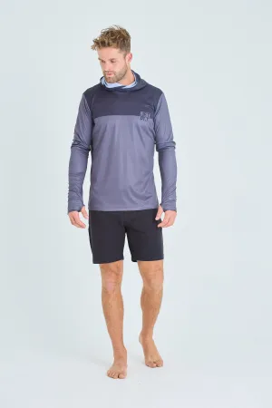 Jetpilot Venture Mens LS Hooded Hydro Tee - Black