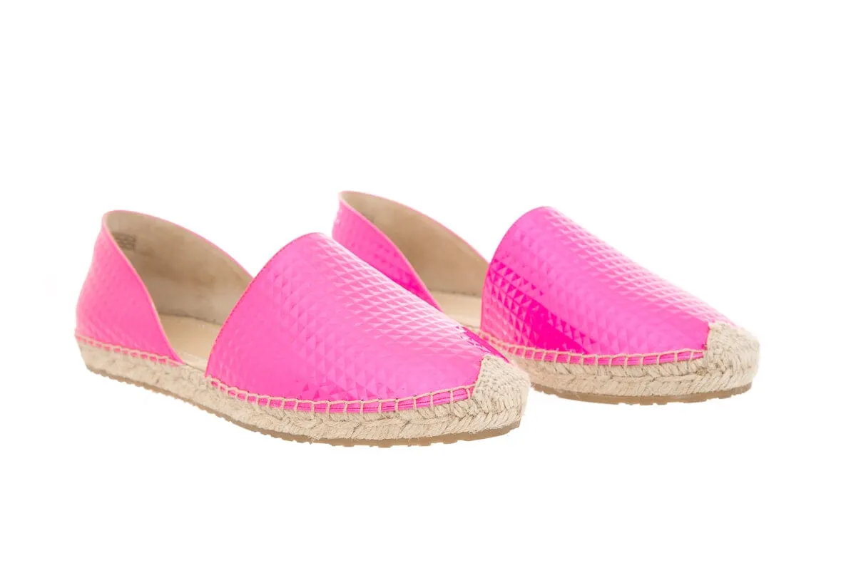 Jimmy Choo Neon Pink Espadrille SZ 36.5