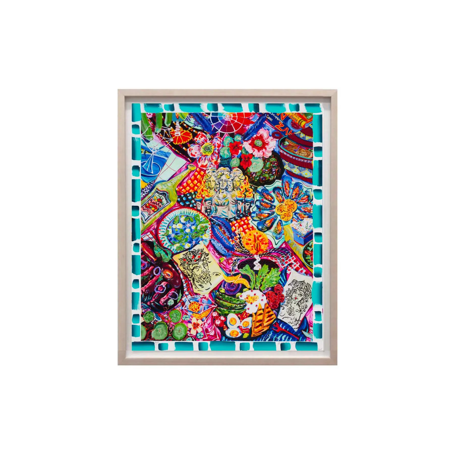 Kate Pincus-Whitney, Hecate and the Muses, 2022; Limited Edition Print
