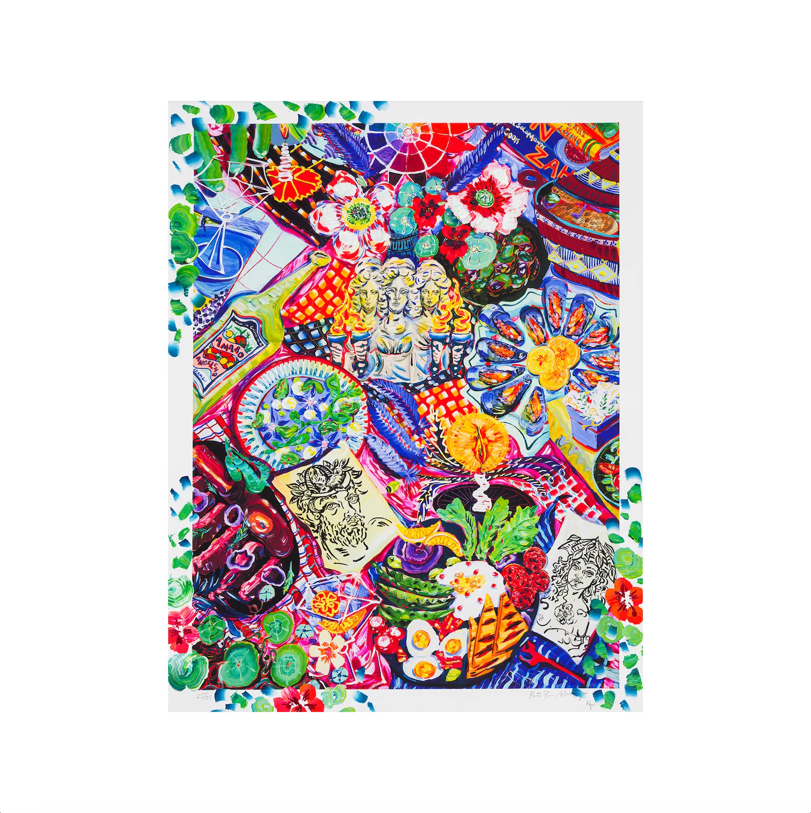 Kate Pincus-Whitney, Hecate and the Muses, 2022; Limited Edition Print
