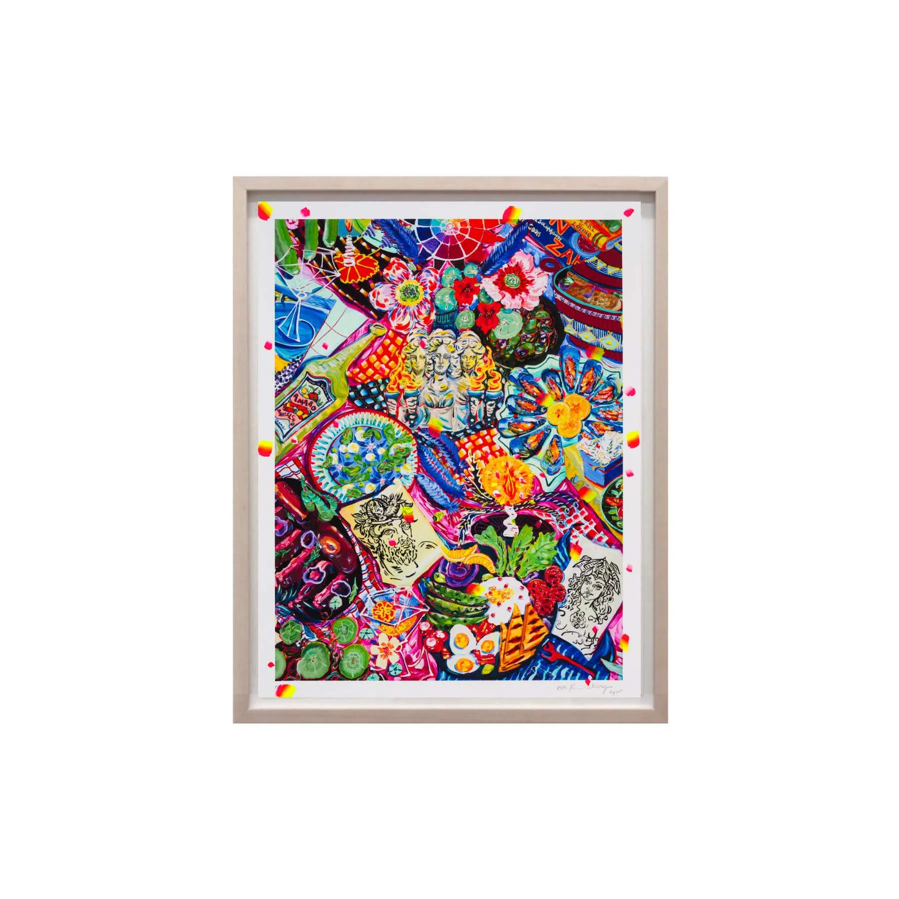 Kate Pincus-Whitney, Hecate and the Muses, 2022; Limited Edition Print