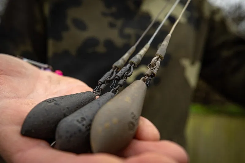 KORDA Dark Matter Leader QC Hybrid Clip Clear 30lb 1m