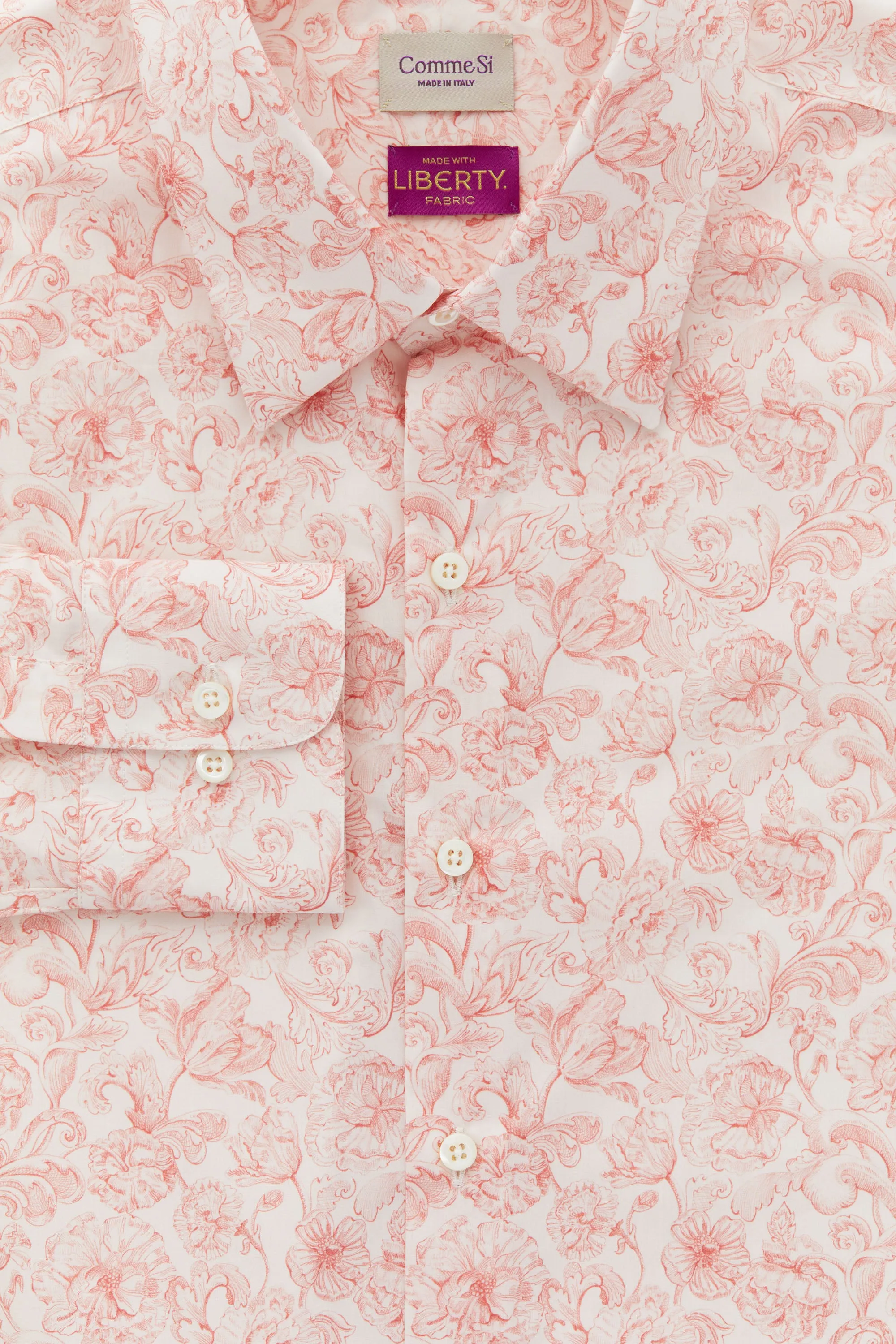 La Shirt Classica, made with Liberty fabric