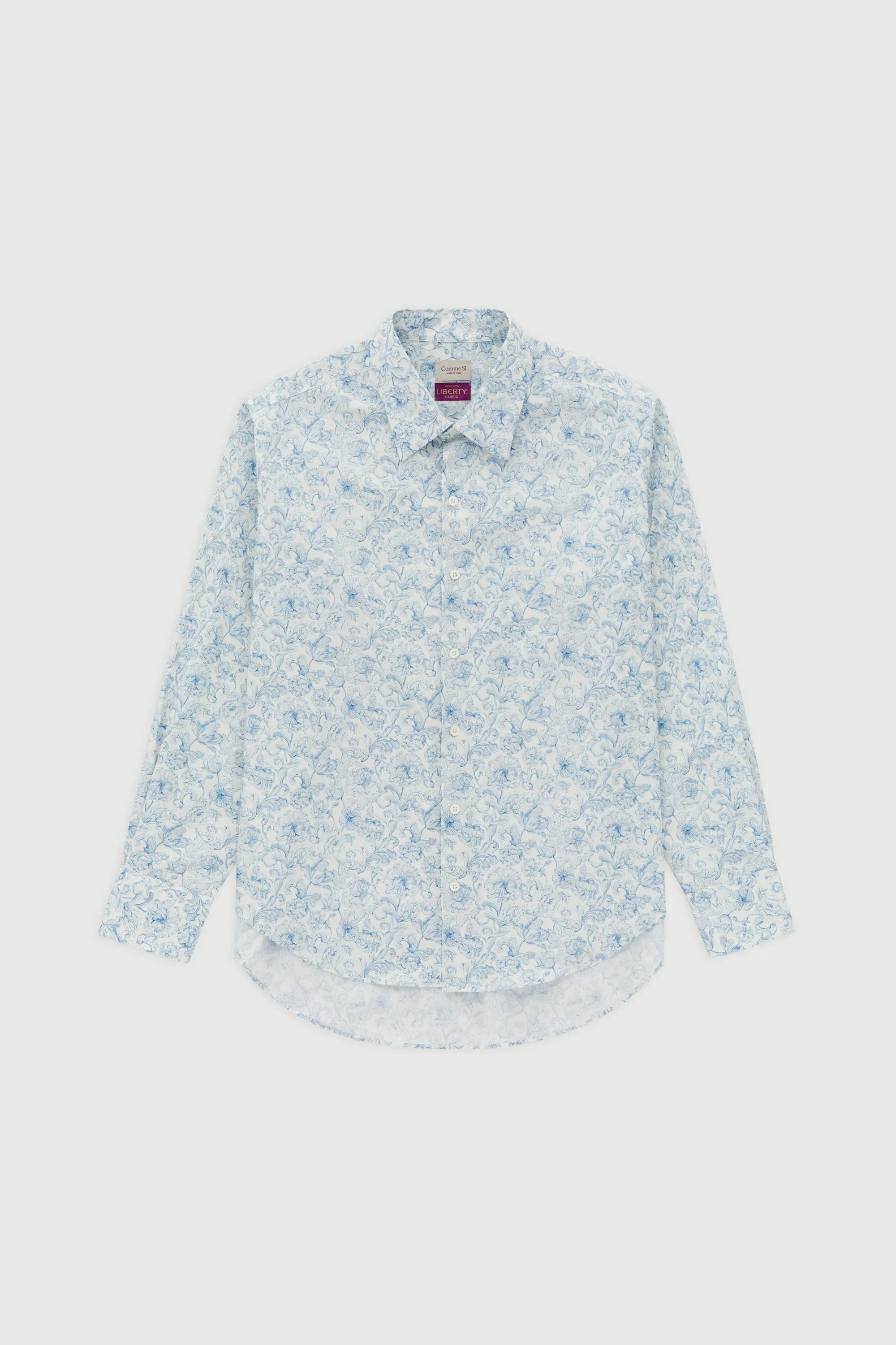 La Shirt Classica, made with Liberty fabric