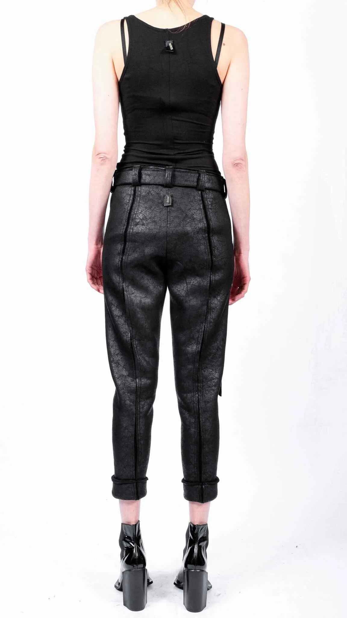 Leather Effect Trousers