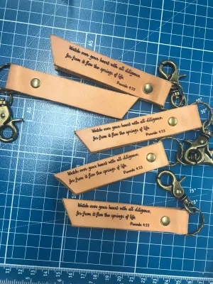 Leather Key Fob