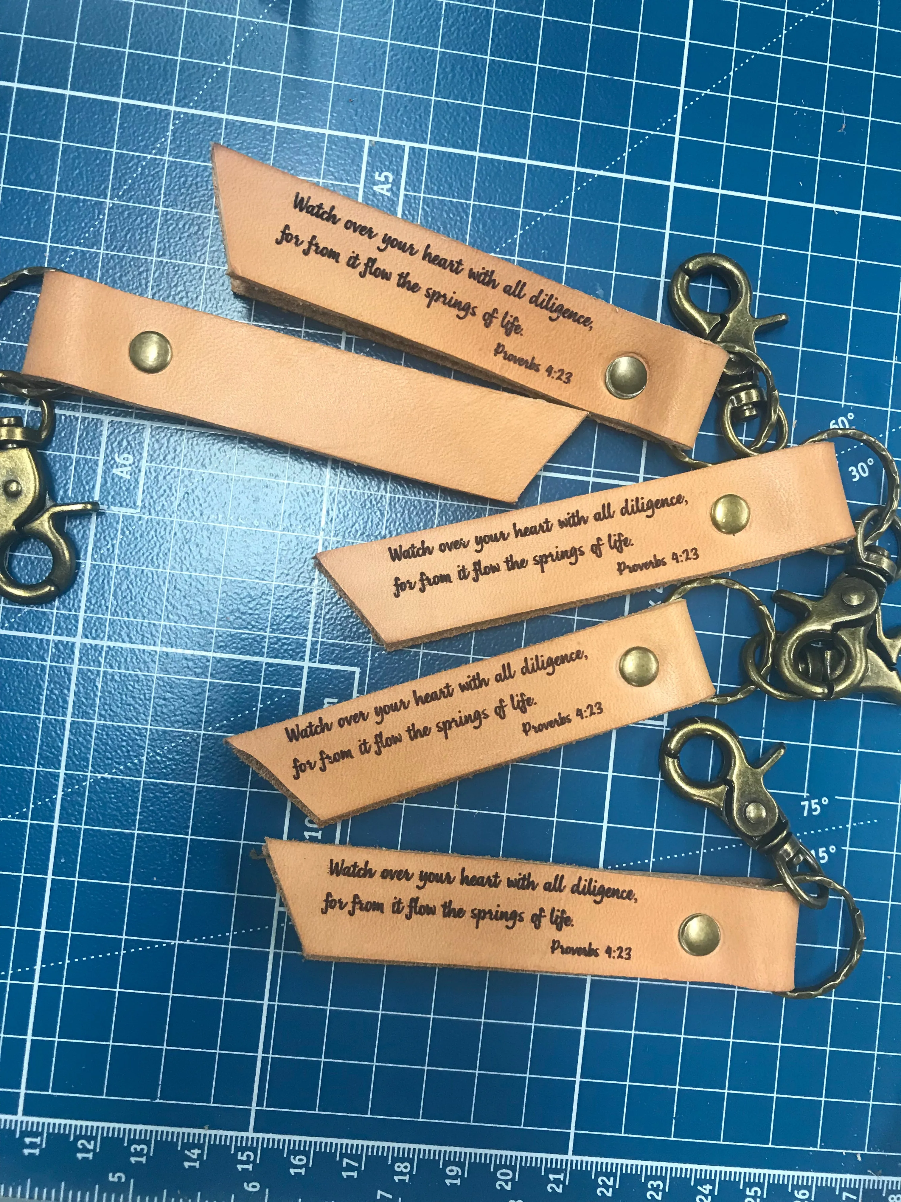 Leather Key Fob