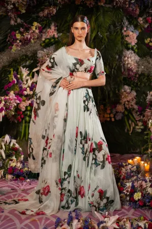 LEHENGA SET-JADE