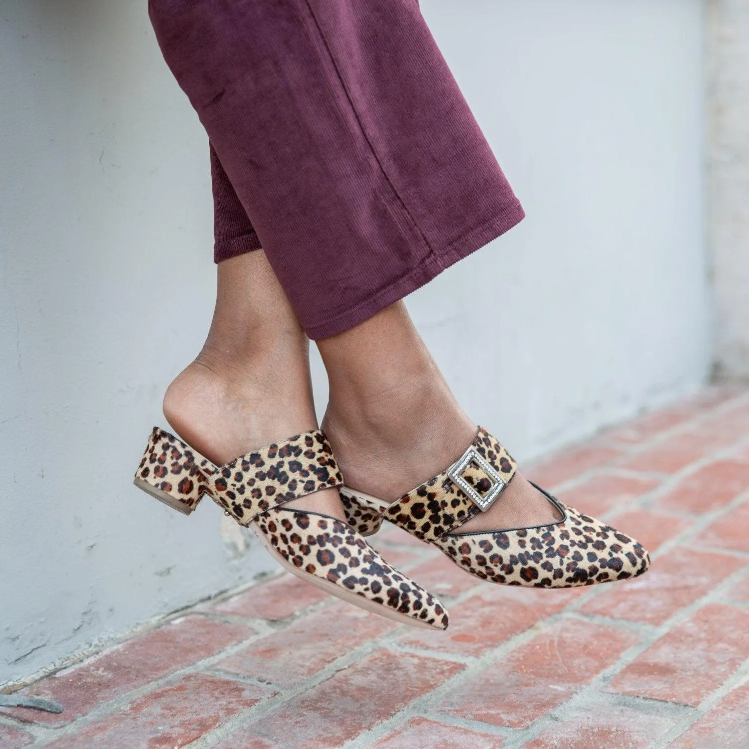Leopard V Slide   Grace Strap