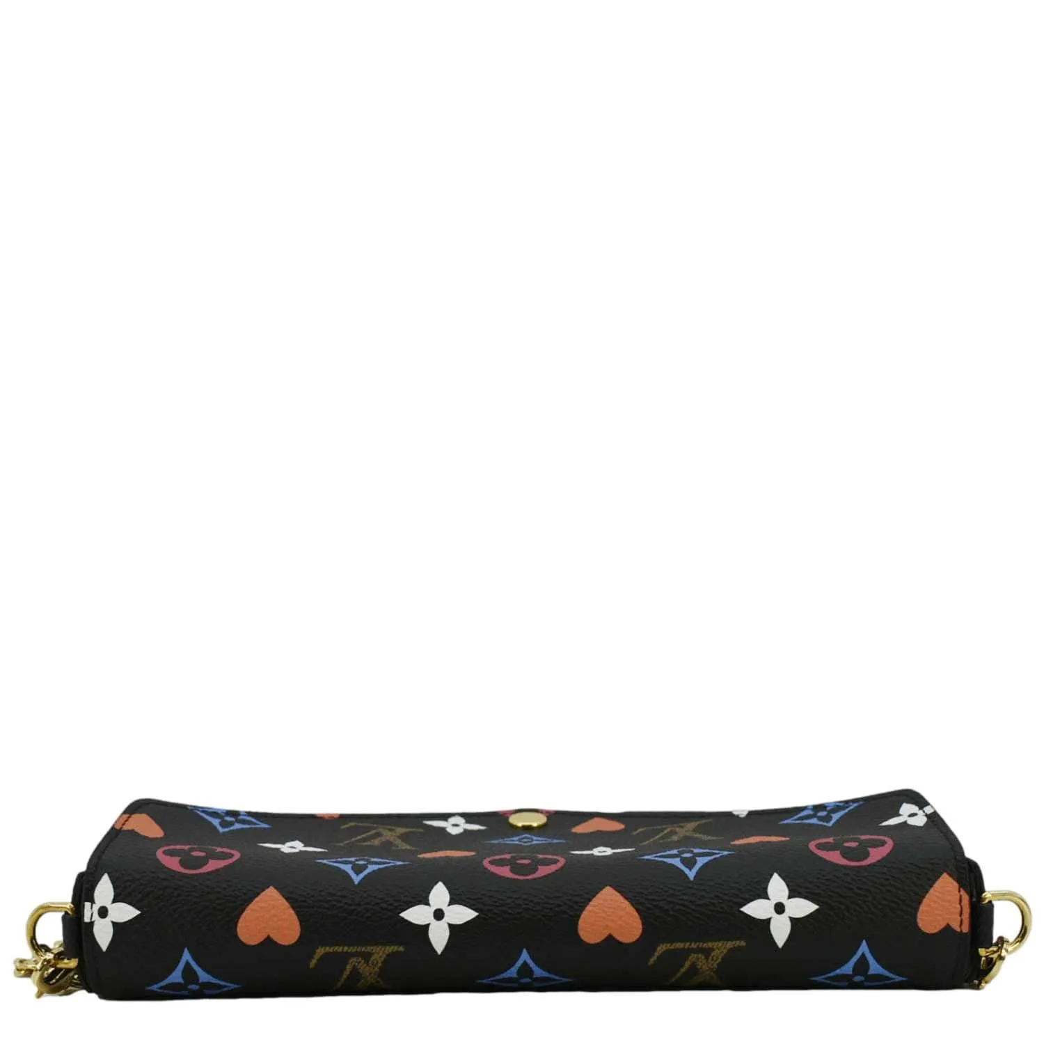 LOUIS VUITTON Pochette Felicie Game On Canvas Crossbody Bag Multicolor