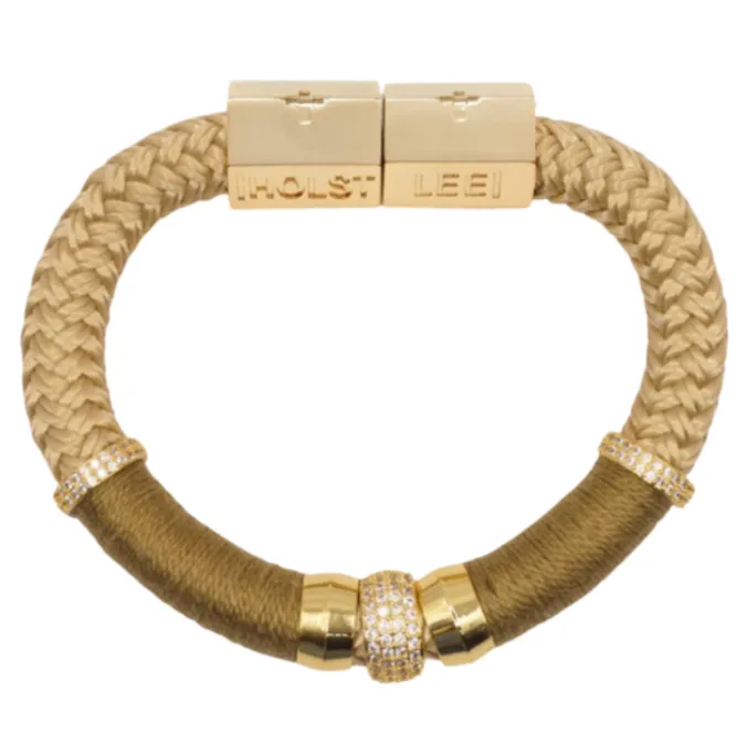 Luxe Colorblock Bracelet Teak