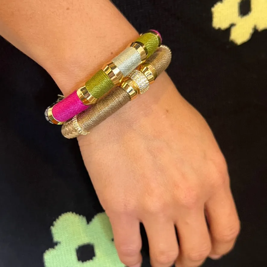 Luxe Colorblock Bracelet Teak