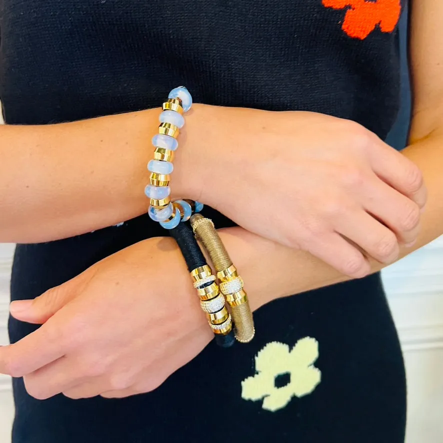 Luxe Colorblock Bracelet Teak