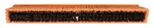 Magnolia Brush No. 35 Line Floor Brushes, 24 in, Coarse BR Plastic/Silver Flagged-Tip Plastic, 3524