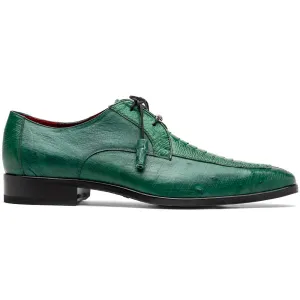 Marco Di Milano Andretti Green Lemon Ostrich Leg Shoes