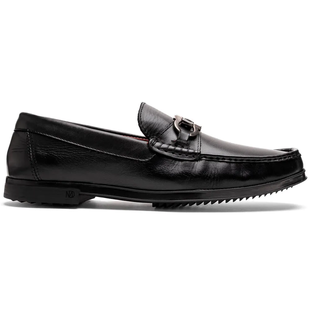 Marco Di Milano Atrani Black Calf Bit Loafer