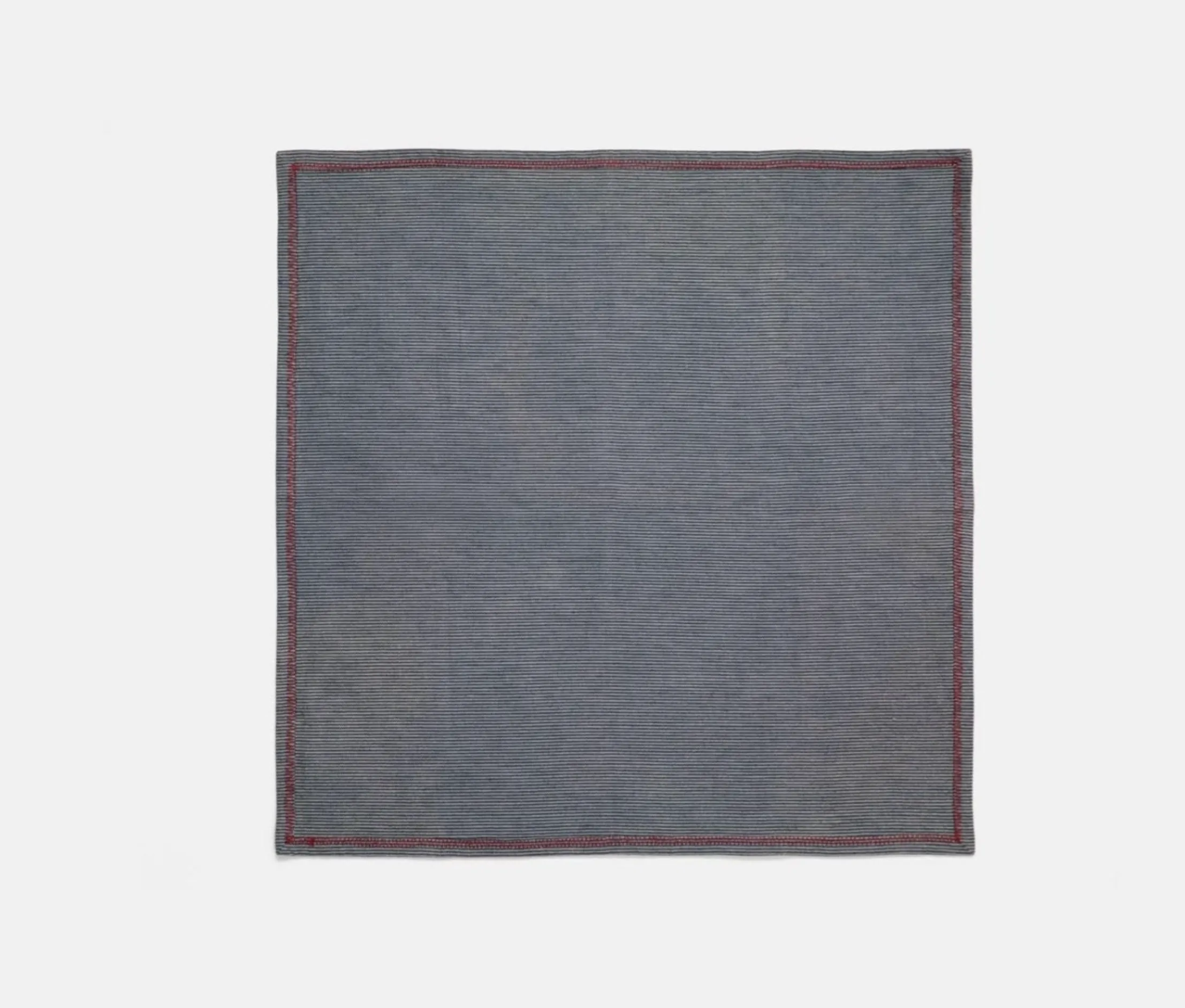Mason Navy Stripe Napkin / Red