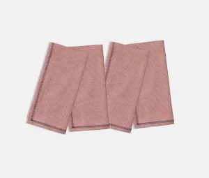 Mason Red Stripe Napkin / Blue