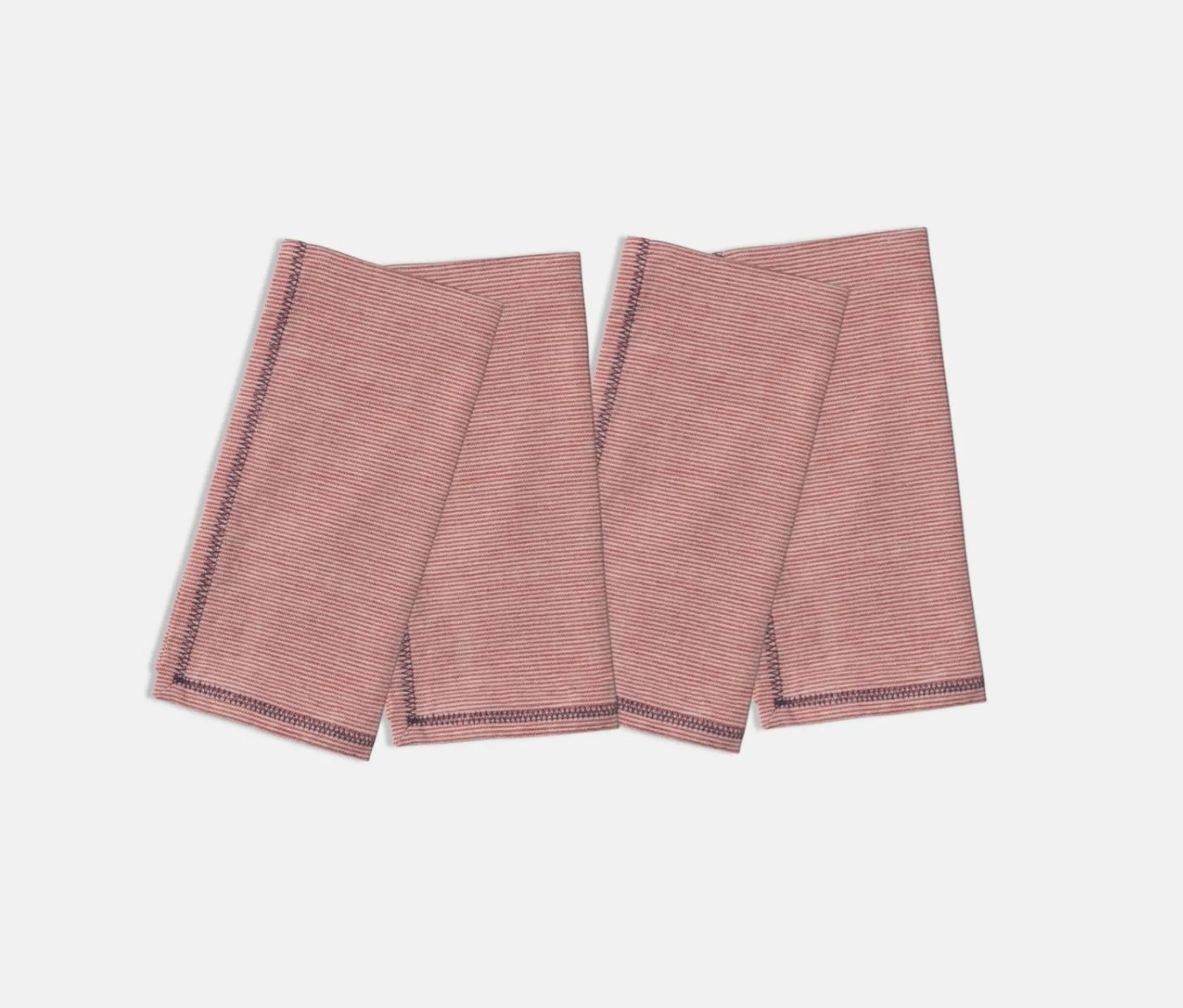 Mason Red Stripe Napkin / Blue