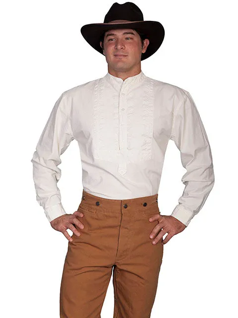 Men's Western Shirt Collection: Scully Rangewear Paisley Bib