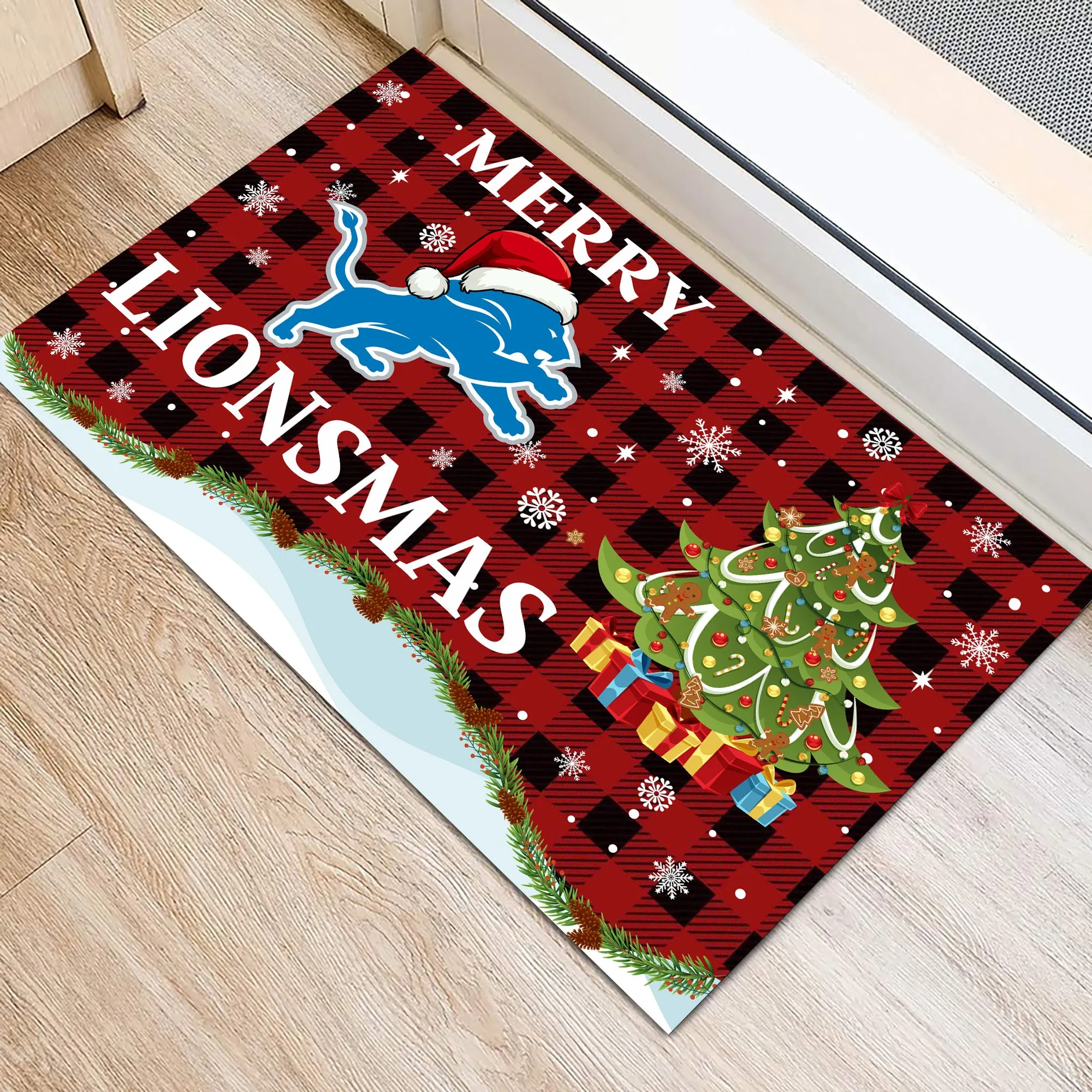 Merry Christmas Doormat - Anti Slip Indoor Doormat - DTLO