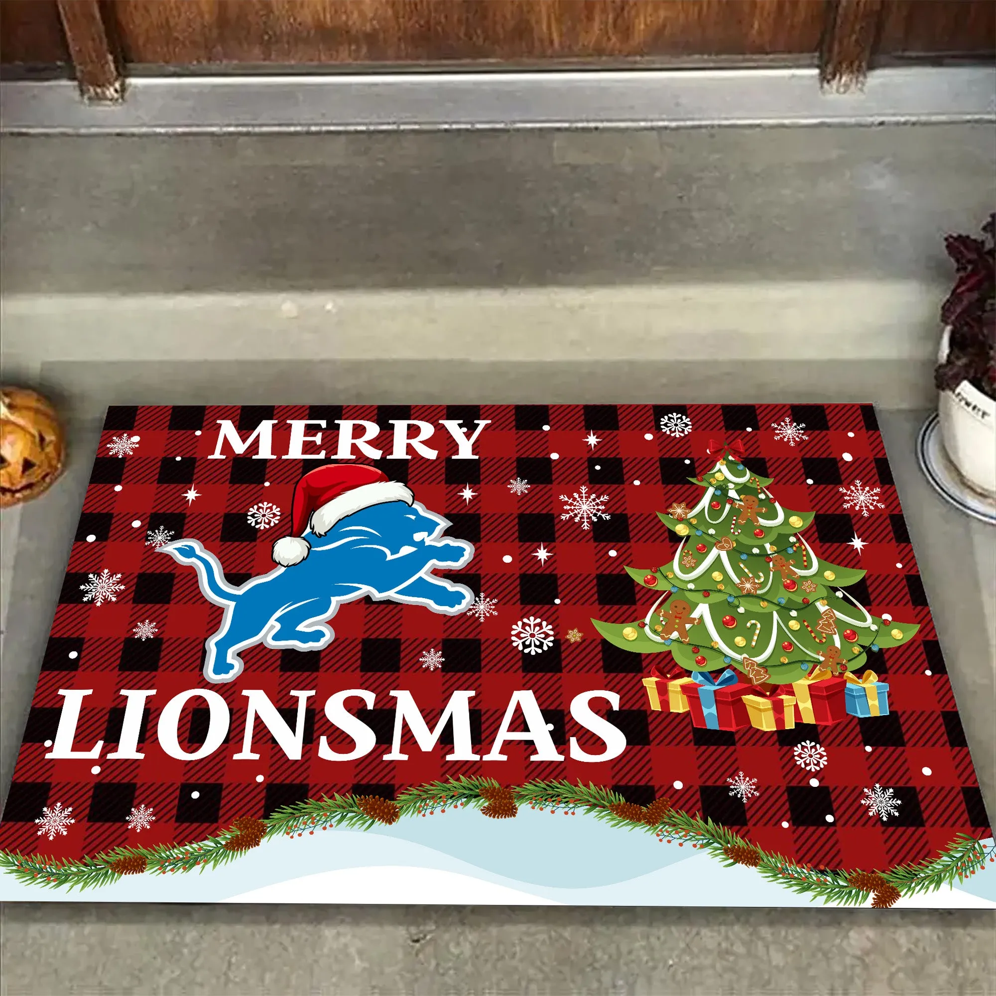 Merry Christmas Doormat - Anti Slip Indoor Doormat - DTLO