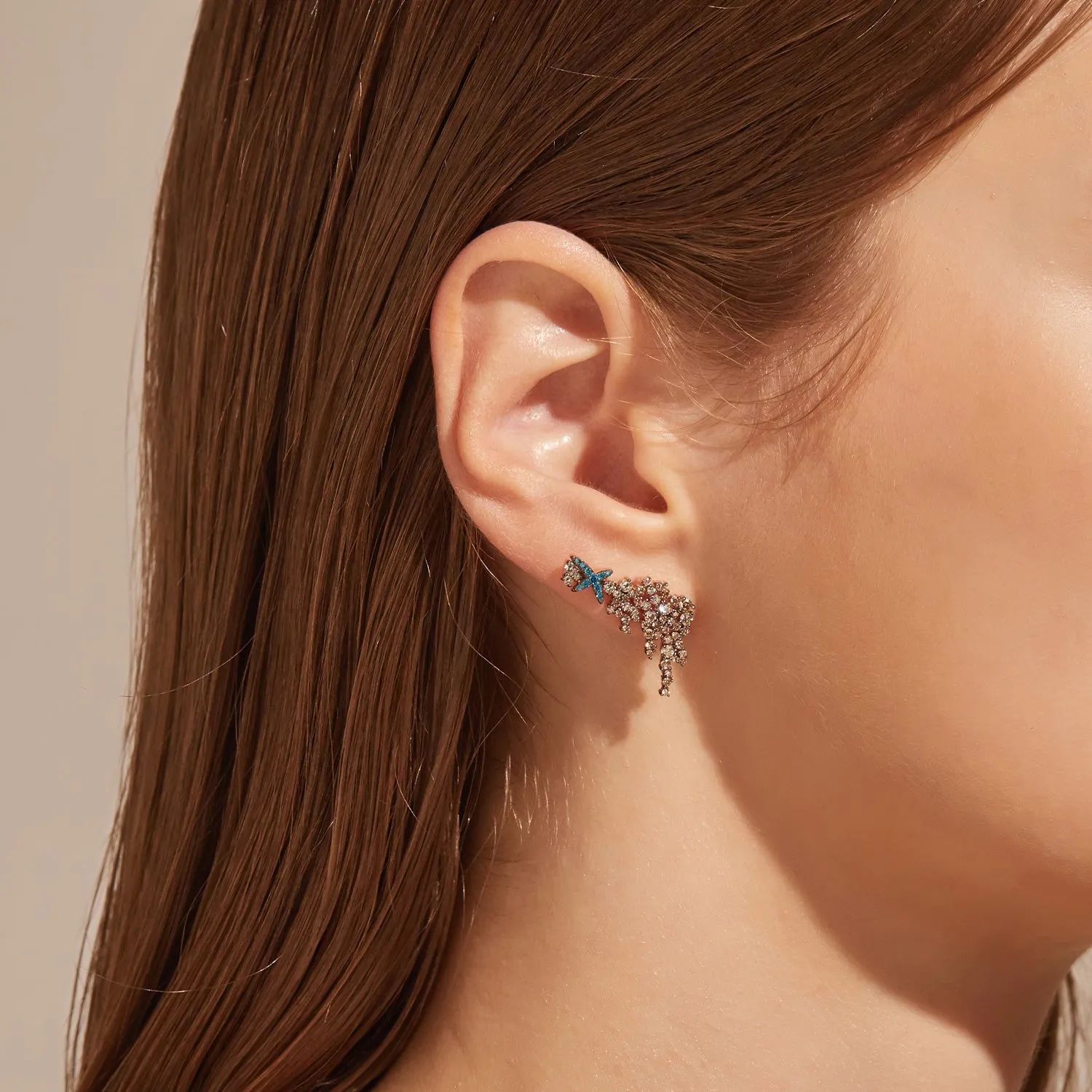 Mon Paris Gold One-sided Earring JDPERYF194S