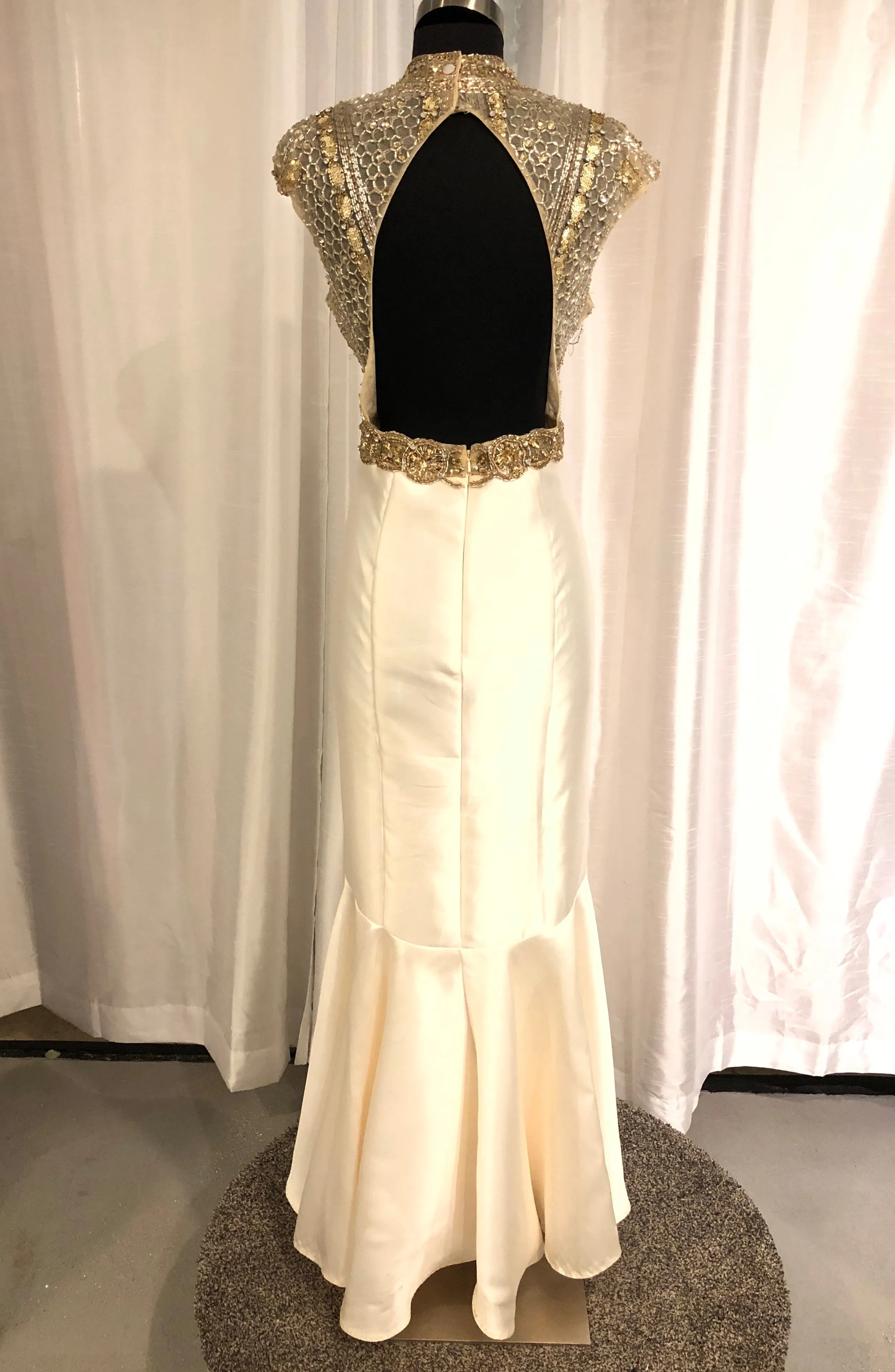 MORI LEE Long Embellished Dress Size 9/10