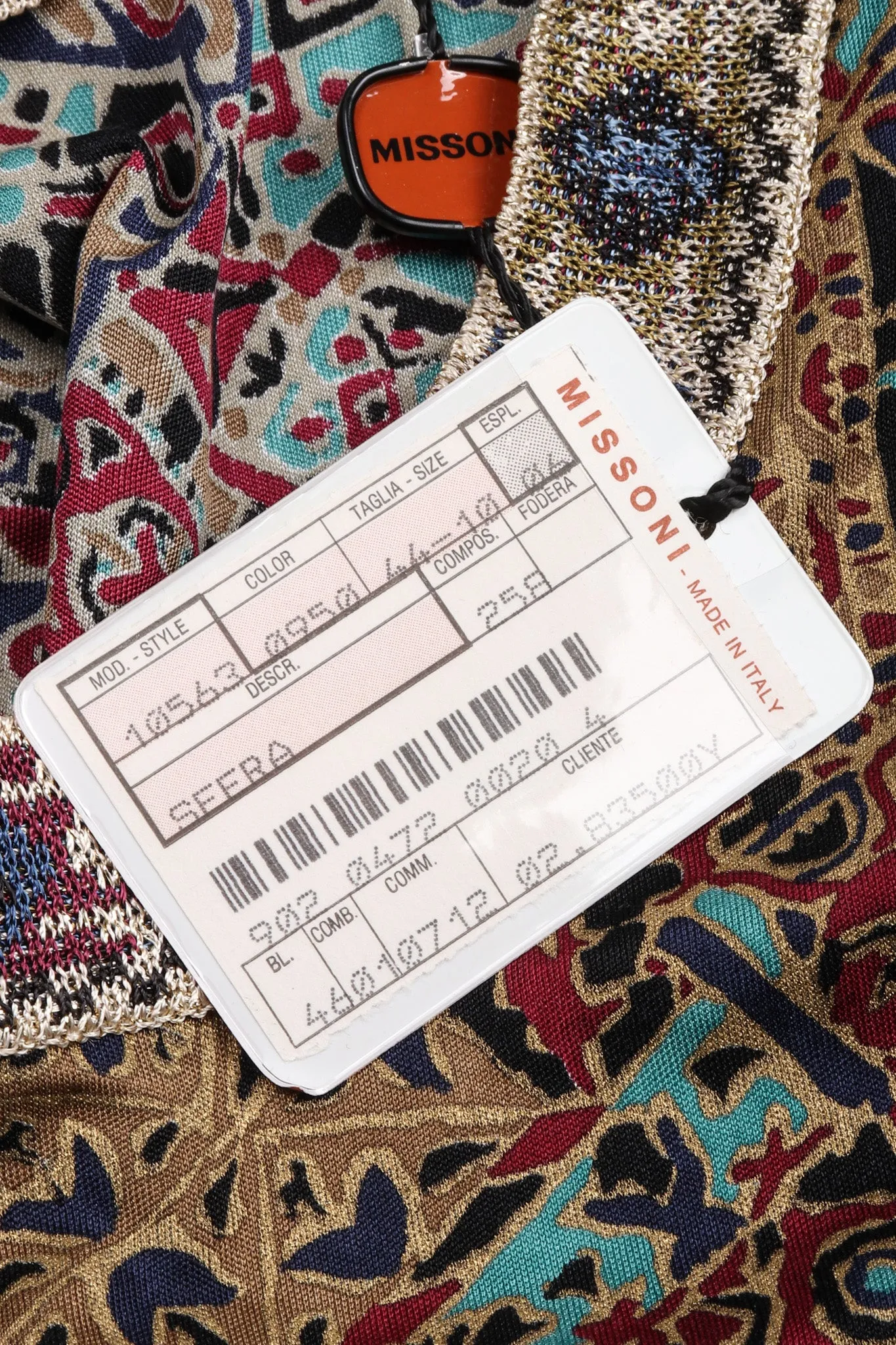 Moroccan Print Sequin Silk Leisure Set