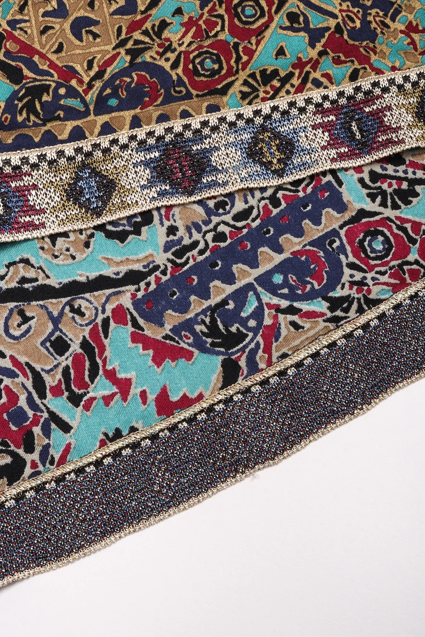 Moroccan Print Sequin Silk Leisure Set