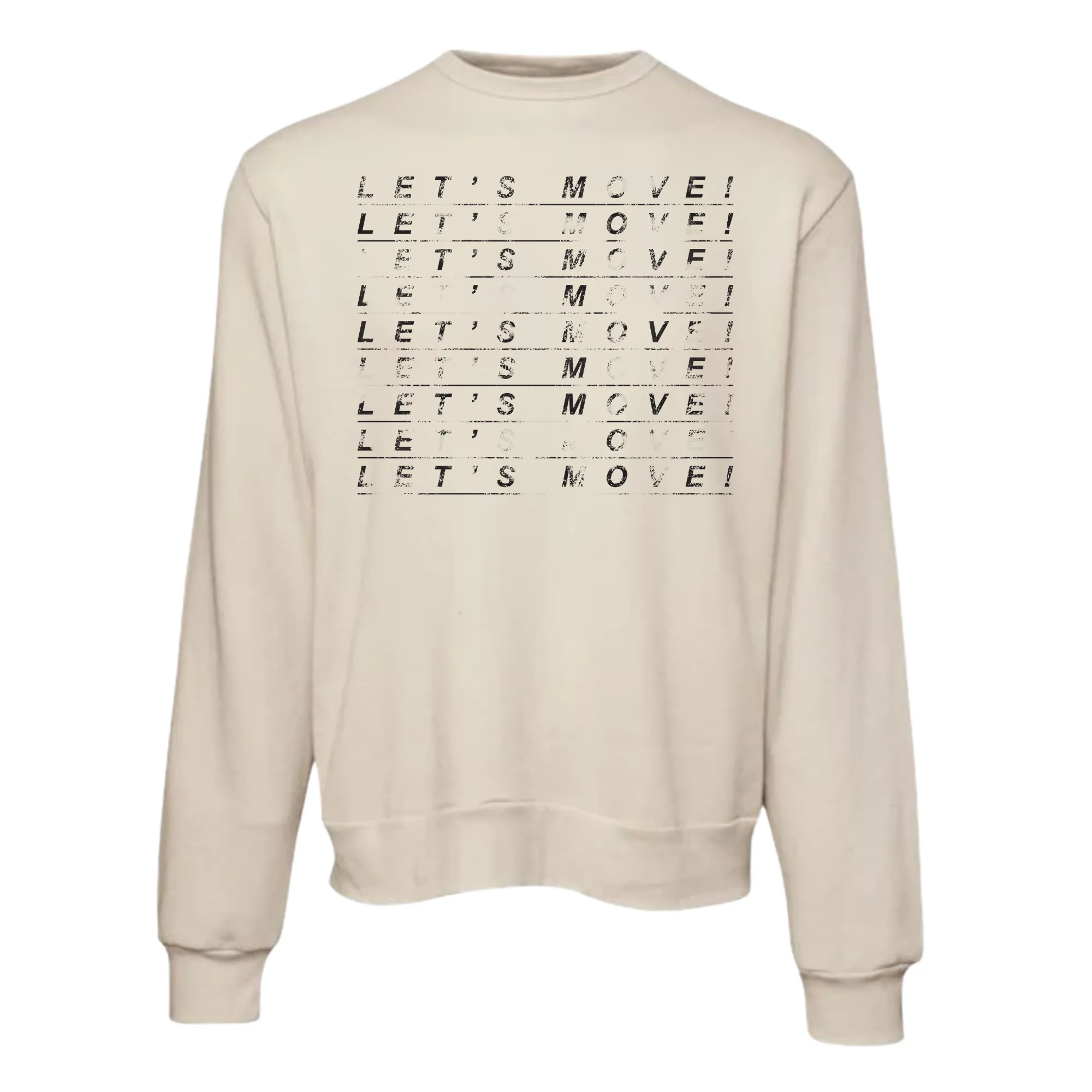 MOSSA LET'S MOVE Vintage Bella   Canvas Unisex Sweatshirt