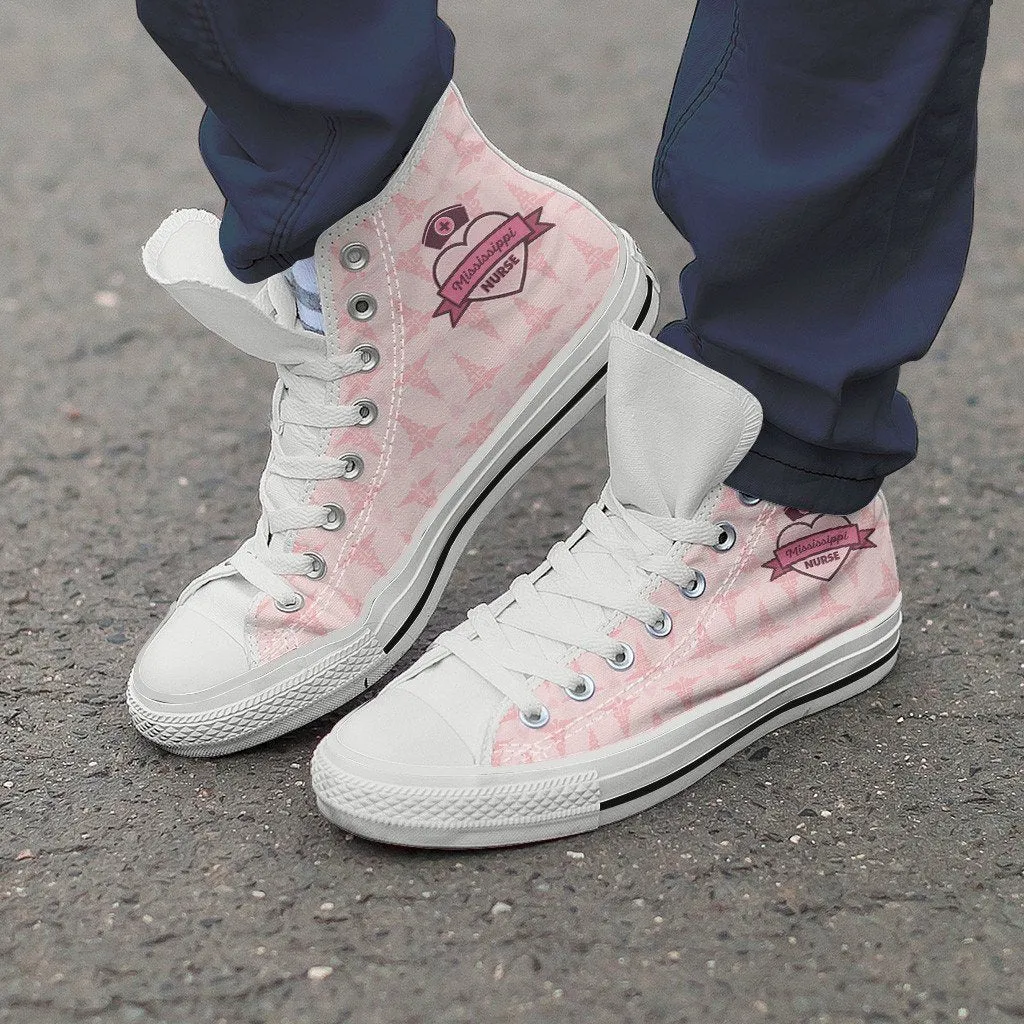 MS Nurse Pink High Tops