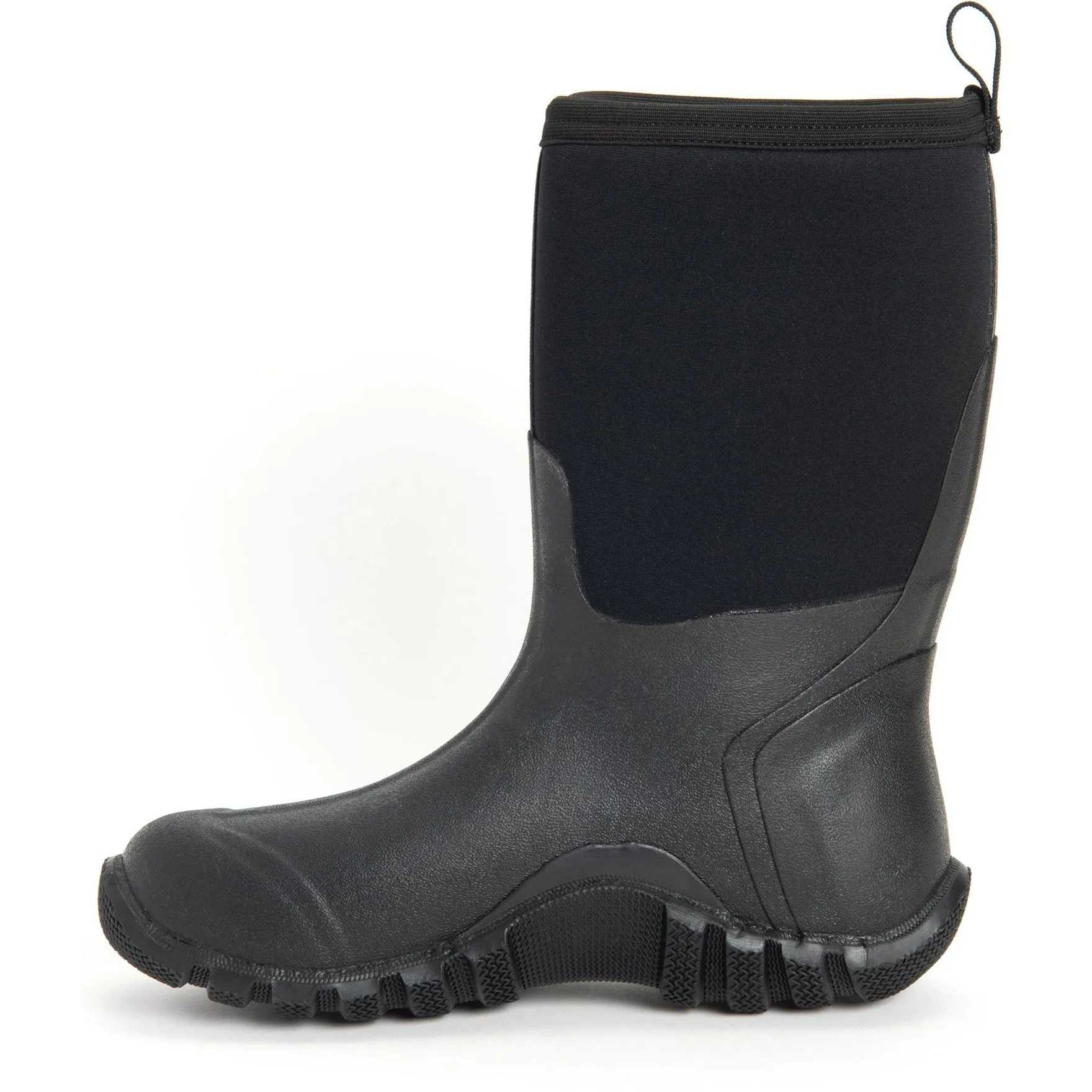 Muck Men's Edgewater Classic Mid Waterproof Rubber Hunt Boot - Black - ECM-000
