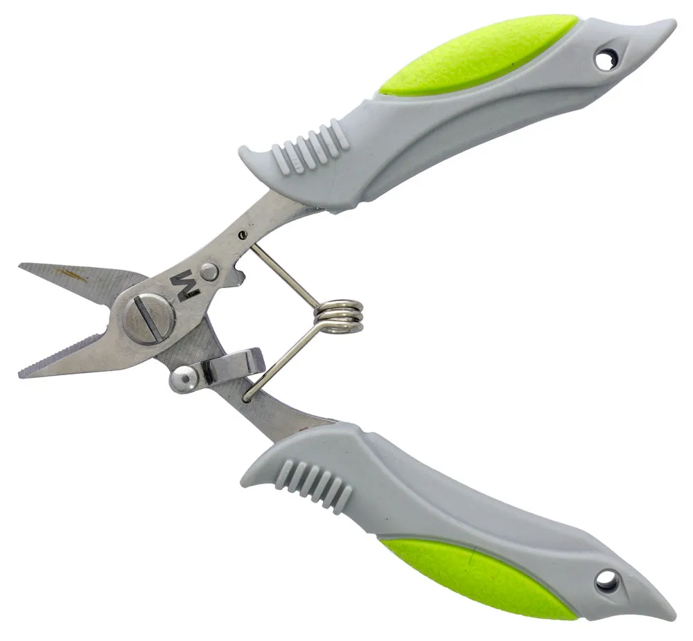 Mustad Green Braid Scissor - Pearl Nickel