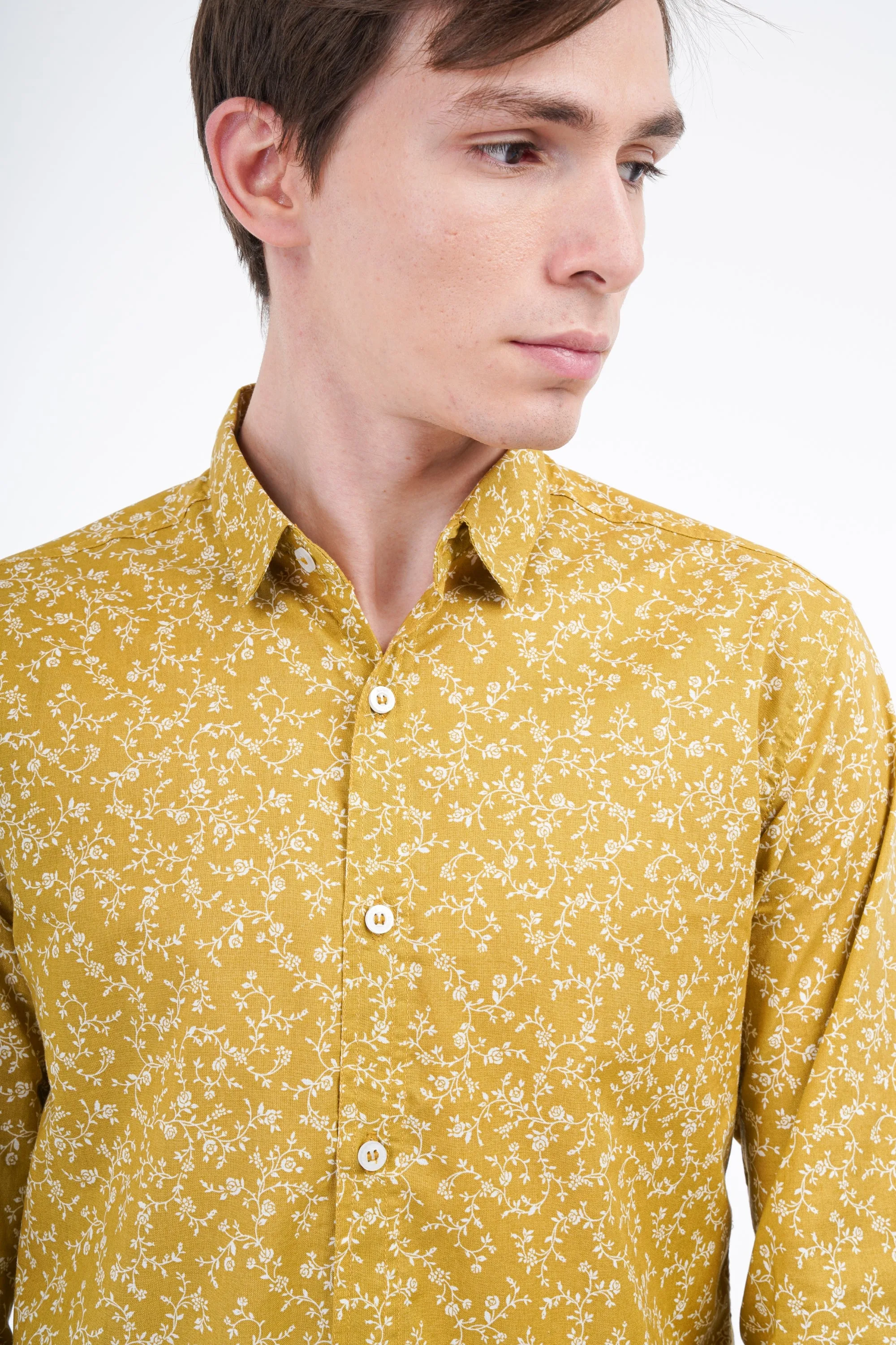 Mustard Printed Shirt