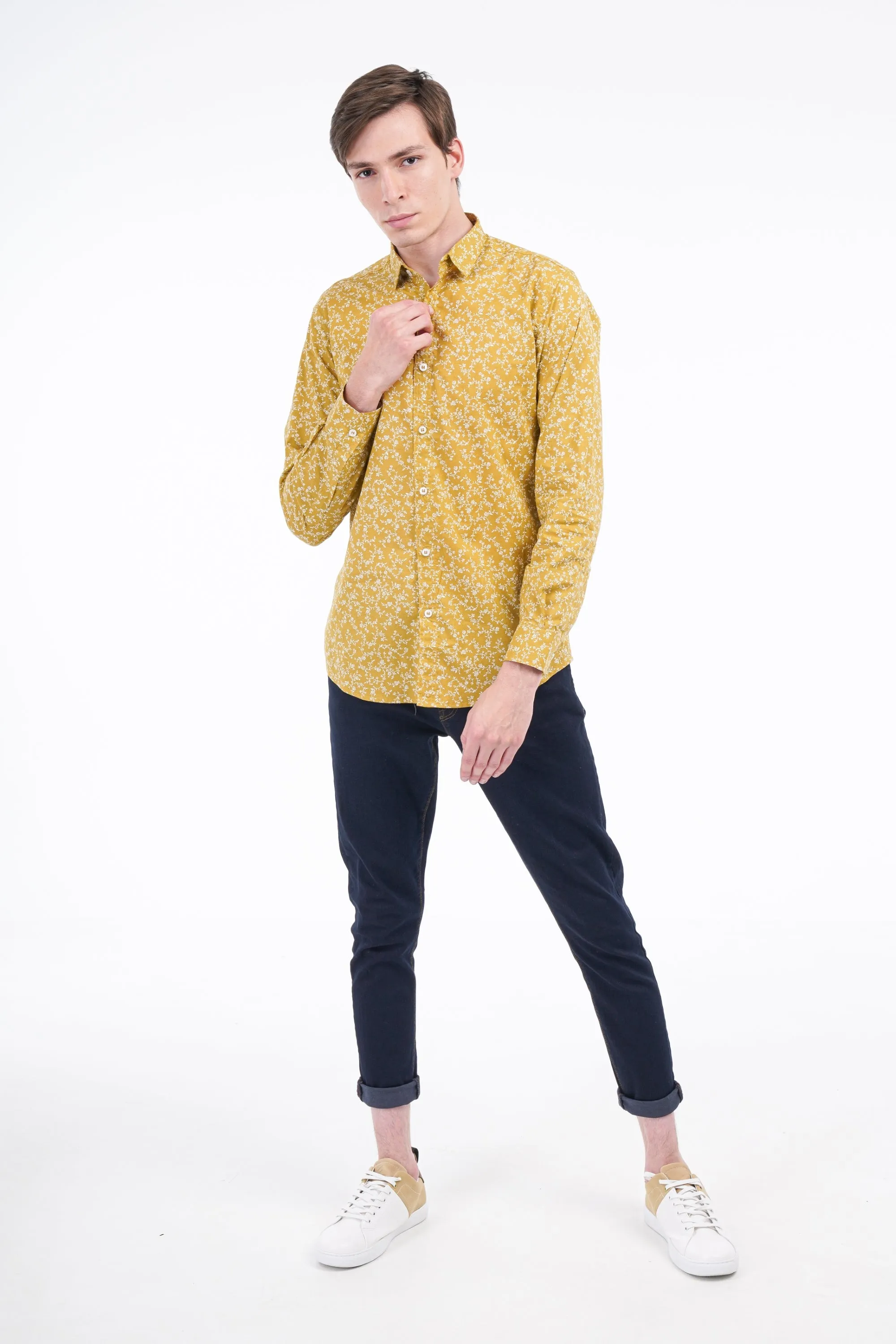 Mustard Printed Shirt